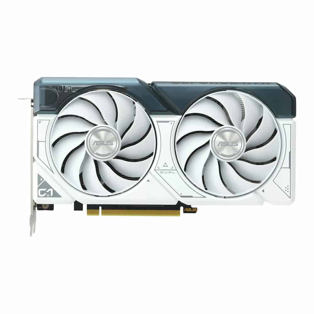 (image for) ASUS NVIDIA GeForce RTX 4060 DUAL White OC 8GB Ada Lovelace Graphics Card